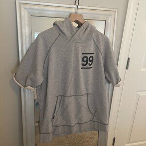 American Eagle Men's Short Sleeve Fleece Hoodie ApresACTIVE  L